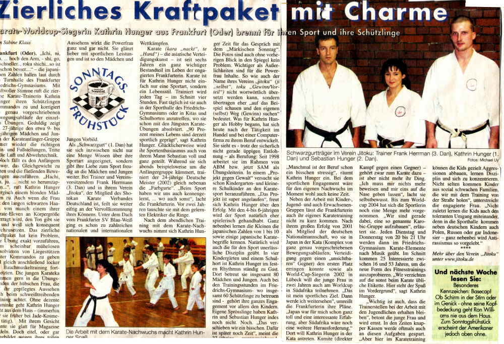 Märkischer Sonntag - Zierliches Kraftpaket mit Charme